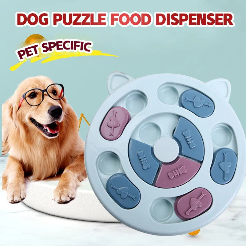 Interactive Pet Toys for Cats and Dogs - Boredom Relief, Slow Feeding Plates, and Brain Training Equipment