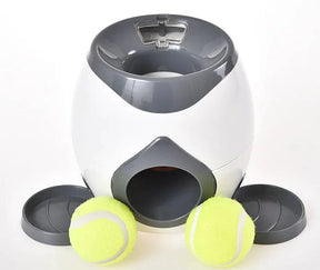 Automated Pet Feeder with Integrated Tennis Ball Launcher