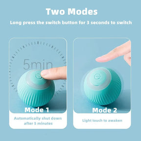 Cat Interactive Ball Smart Cat Toys Indoor Automatic Rolling Magic Ball Electronic Interactive Cat Toy Cat Game Accessories