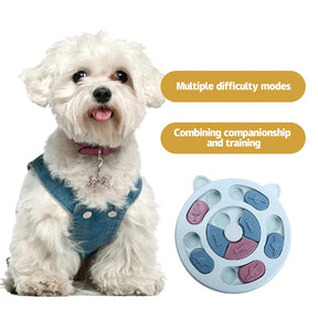 Interactive Pet Toys for Cats and Dogs - Boredom Relief, Slow Feeding Plates, and Brain Training Equipment