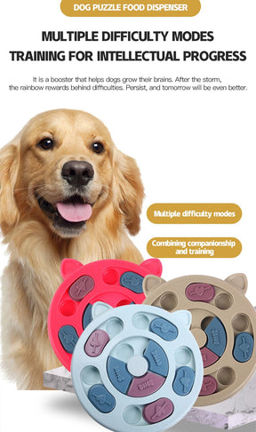 Interactive Pet Toys for Cats and Dogs - Boredom Relief, Slow Feeding Plates, and Brain Training Equipment