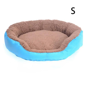 Super Soft Pet Bed Kennel Dog Round Cat Winter Warm Sleeping Bag Long Plush Puppy Cushion Mat Portable Cat Supplies 35/46 / 68cm