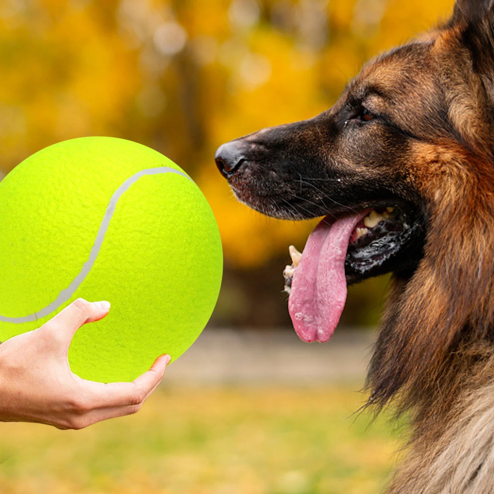 9.5 Inch Oversize Giant Tennis Balls Inflatable Tennis Ball Dog Toy Balls For Signature Children Adult Pets Dogs Cats Fun