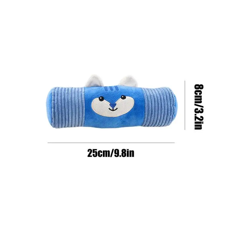 Puppy Chew Toys Plush Stuffed Animal Squeaky Toys Interactive Games Cylindrical Pillow Dog Squeakers Enrichment Pet Supplies For