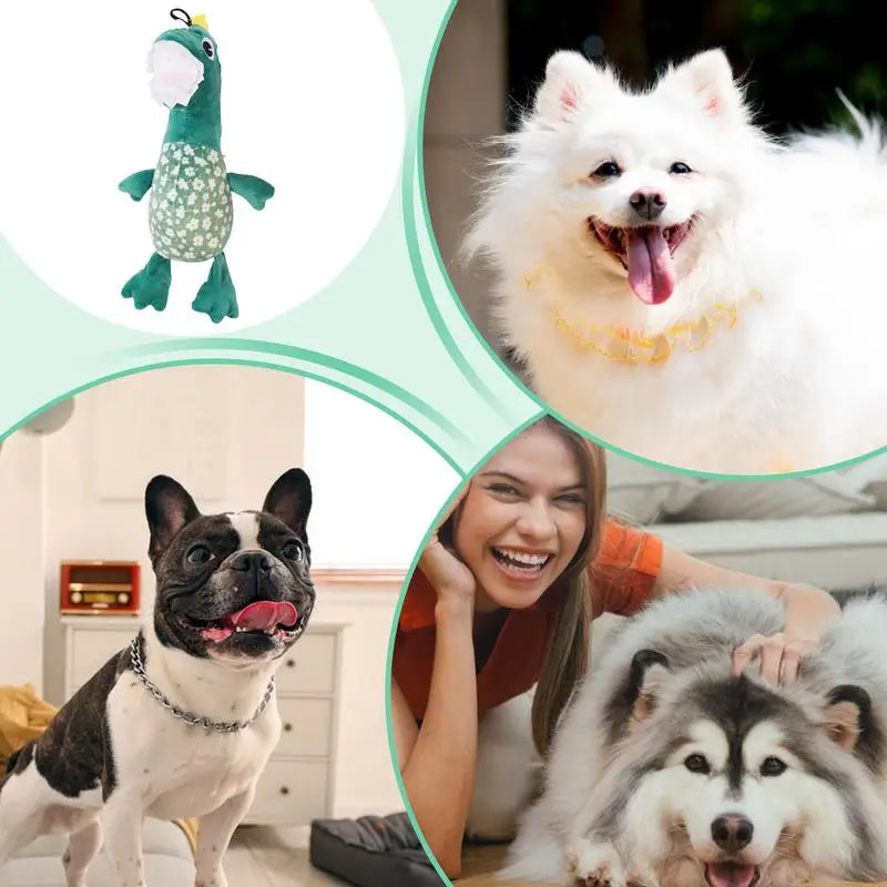 Chew Toys For Dogs Soft Puppy Teething Toys Interactive Plush Doll Indestructible Pet Supplies For Training Teething Cleaning