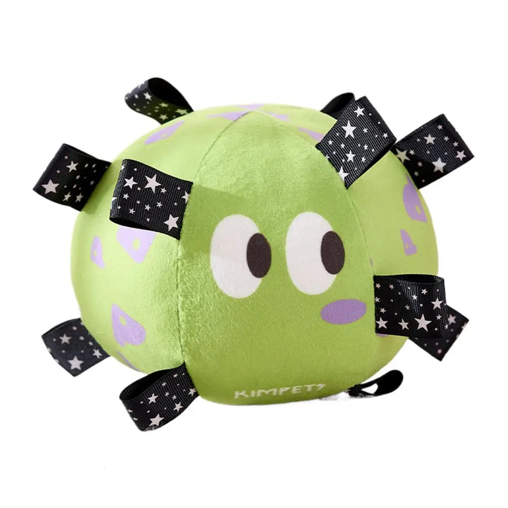 Dog Toy Plush Football Interactive Dog Toy Ball Built-in Bell Bite-Resistant Dog Training Special Ball Pet Ball Supplies