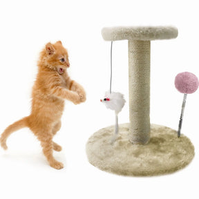 US Small Cat Tree Scratching Tower Post Scratcher Furniture Pet Scratching Rest Toy