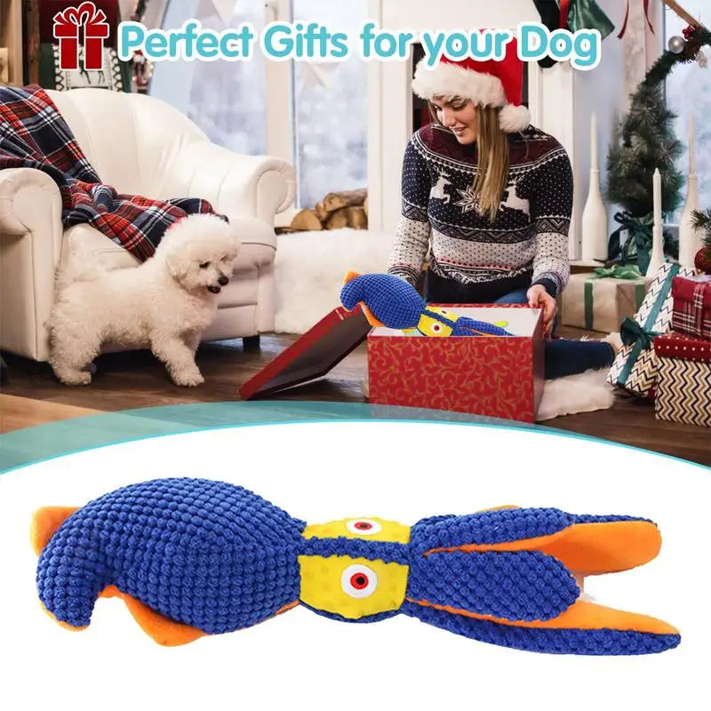 No Stuffing Dog Toys Squeaky Dog Toys Chewers Interactive Puppy Teether Pet Supplies For Small Medium And Large Pets Reduce