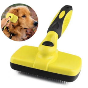 Auto Hair Clean Dog Brush Waterproof Comfortable Small Large Dog Pet Grooming Comb Cat Tools Fits Various Hair pet hair remover