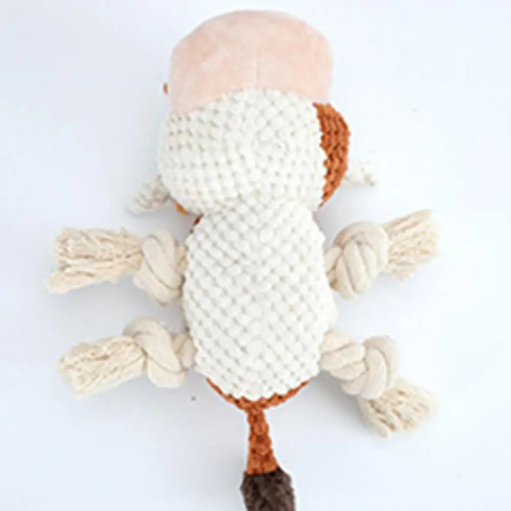 Dog Chew Toys For Puppy Soft Comfortable Dog Squeaky Toys Plush Cow Interactive Dog Toys For Small Medium Large Dogs