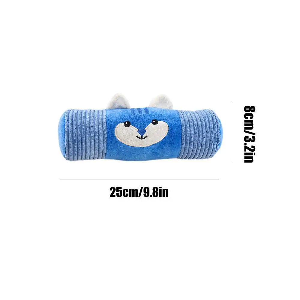 Puppy Chew Toys Plush Stuffed Animal Squeaky Toys Interactive Games Cylindrical Pillow Dog Squeakers Enrichment Pet Supplies For