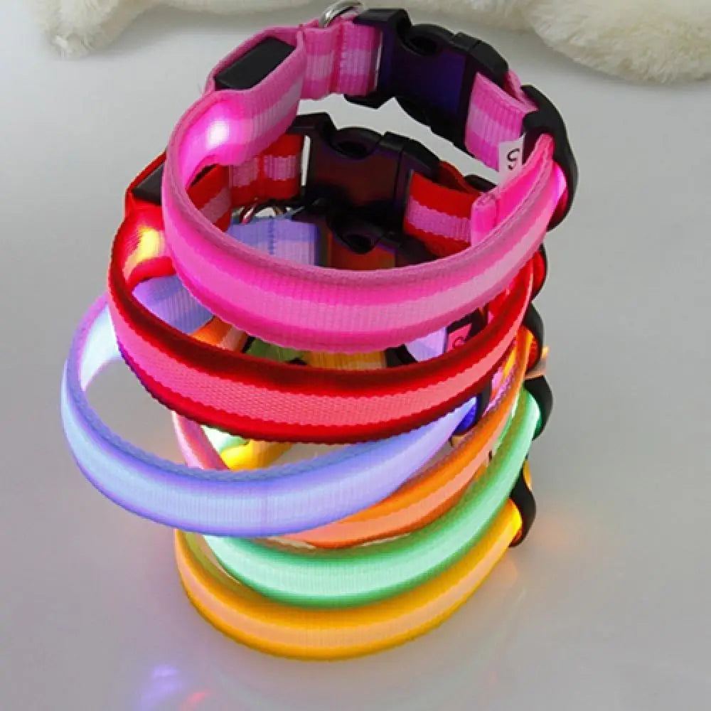 LED Dog Anti-Lost Glowing Collar