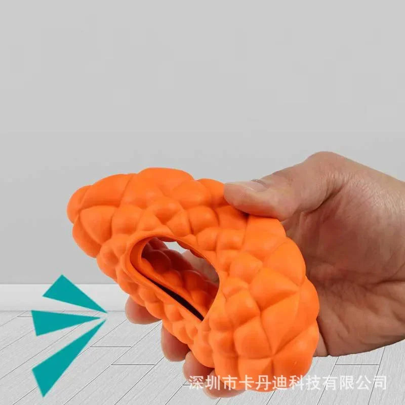 Pet Dog Chewing Toy Foraging Plate Rubber Ring Leak Feeder Resistant To Bite Molar Foraging Interactive Game Educational Toys
