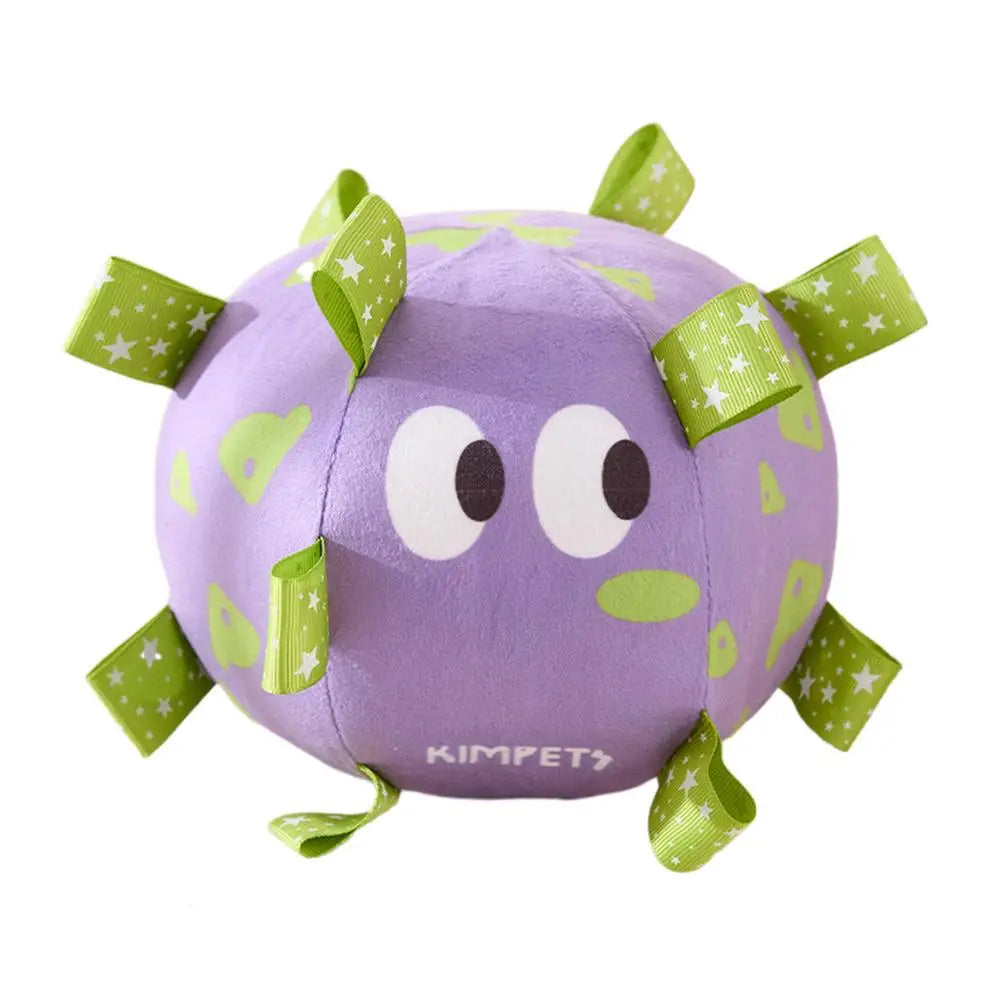 Dog Toy Plush Football Interactive Dog Toy Ball Built-in Bell Bite-Resistant Dog Training Special Ball Pet Ball Supplies