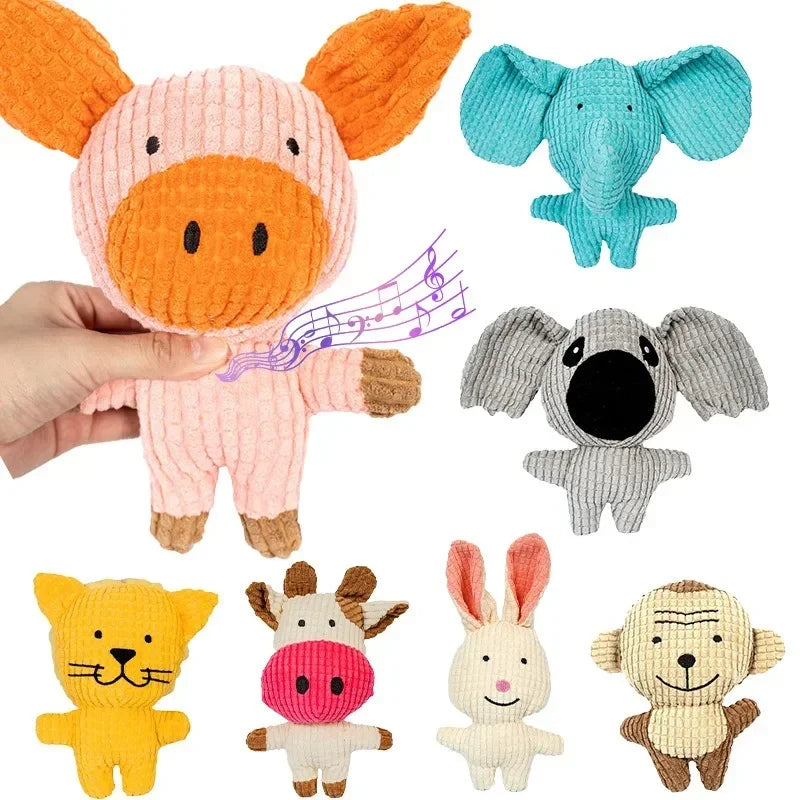 Cute Plush Squeaky Dog Toys