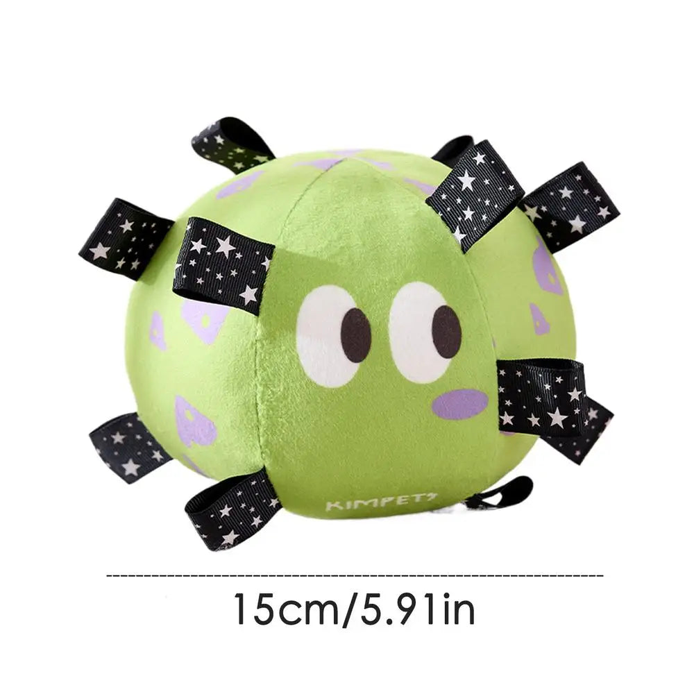 Dog Toy Plush Football Interactive Dog Toy Ball Built-in Bell Bite-Resistant Dog Training Special Ball Pet Ball Supplies