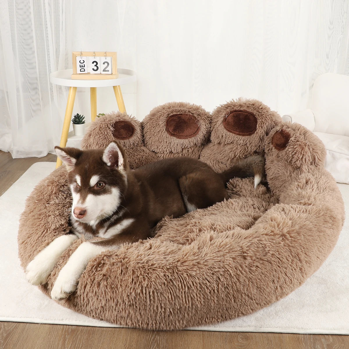 Premium Washable Plush Dog Sofa Bed